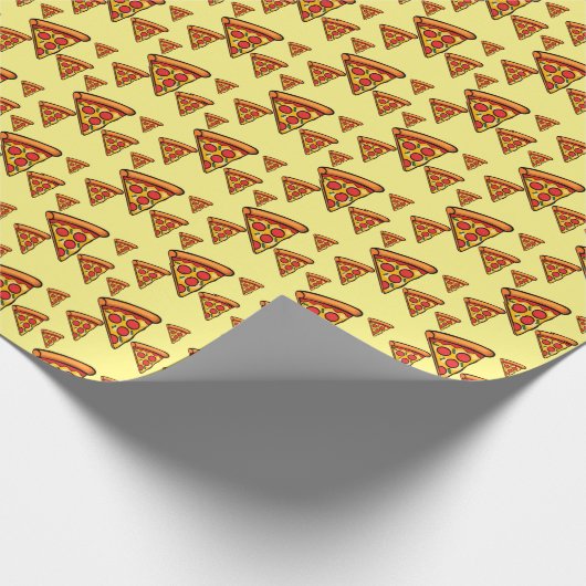 Pizza Friday Design - Matte Wrapping Paper Geschenkpapier (Ecke)