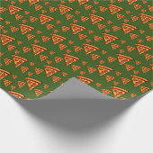 Pizza Friday Design - Matte Wrapping Paper Geschenkpapier (Ecke)