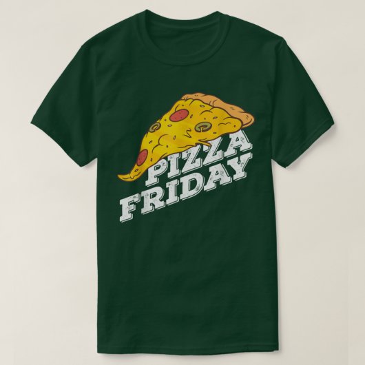 Pizza Friday Pizza lover T-Shirt (Design vorne)