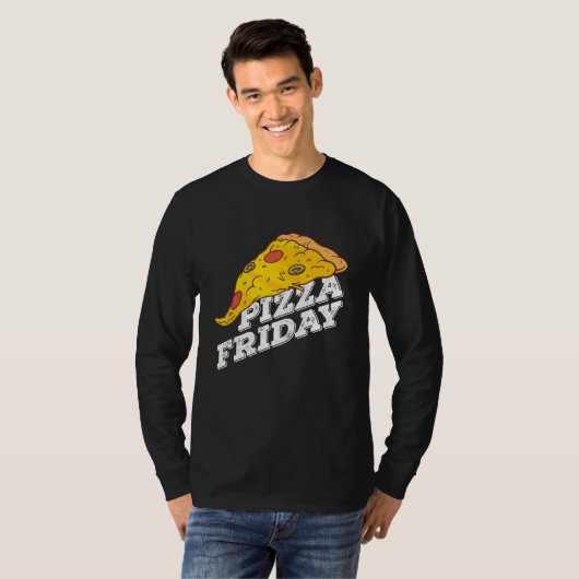 Pizza Friday Pizza T-Shirt (Vorne ganz)