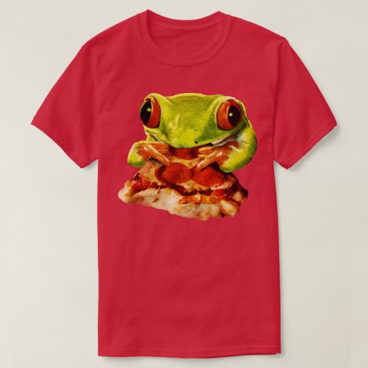 Pizza Frog T-Shirt (Design vorne)