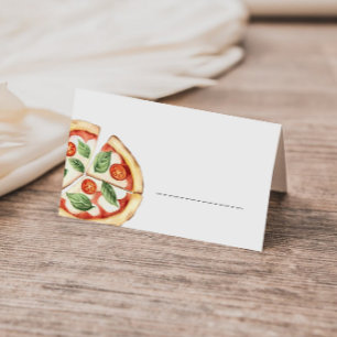 Pizza Füllung Buffet Platzkarte