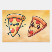 Pizza Fun Geschenkpapier Set (Vorderseite 2)