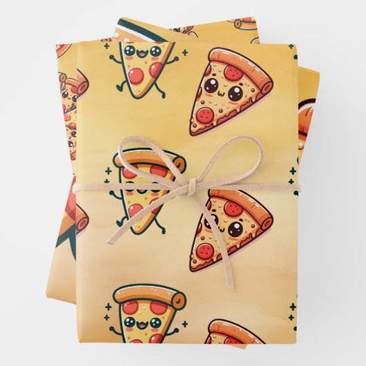 Pizza Fun Geschenkpapier Set (Beispiel)