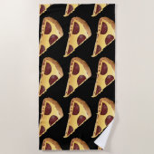 PIZZA FUNNY EINZIGARTIGE Strandtücher (Vorderseite)