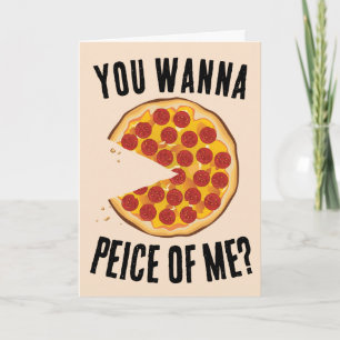 PIZZA FUNNY HUMOROUS BIRTHDAY CARD KARTE