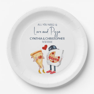 Pizza Funny Pappteller