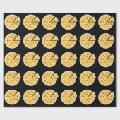PIZZA FUNNY WRAPPING PAPIER GESCHENKPAPIER (Flach)