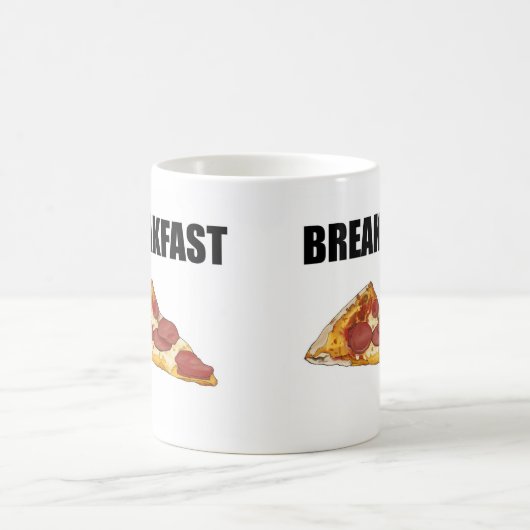 Pizza für Frühstücks-Tasse Kaffeetasse (Mittel)
