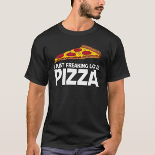 Pizza für Männer Italienische Pizza Pepperoni T-Shirt