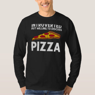 Pizza für Männer Italienische Pizza Pepperoni T-Shirt