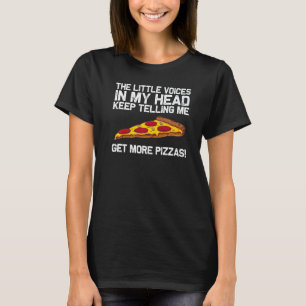 Pizza für Männer Italienische Pizza Pepperoni T-Shirt