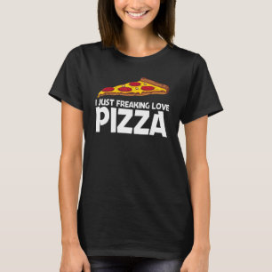 Pizza für Männer Italienische Pizza Pepperoni T-Shirt