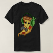 Pizza Gamer Liebe Play Video Games Funny Controlle T-Shirt (Design vorne)