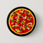 Pizza-Gastgeschenk Button (Vorderseite)
