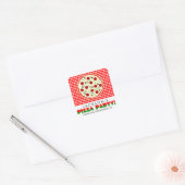 Pizza Gastgeschenk Stickers (Umschlag)