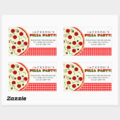 Pizza Gastgeschenk Stickers (Blatt)