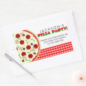 Pizza Gastgeschenk Stickers (Umschlag)