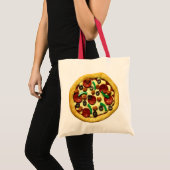 Pizza-Geburtstags-Party Tragetasche (Vorderseite (Produkt))