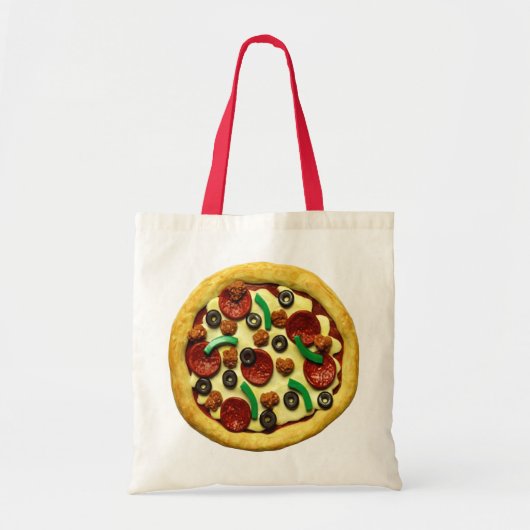 Pizza-Geburtstags-Party Tragetasche (Vorne)