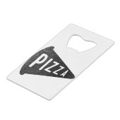 Pizza Geldbeutel Flaschenöffner (Rückseite Schrägansicht)