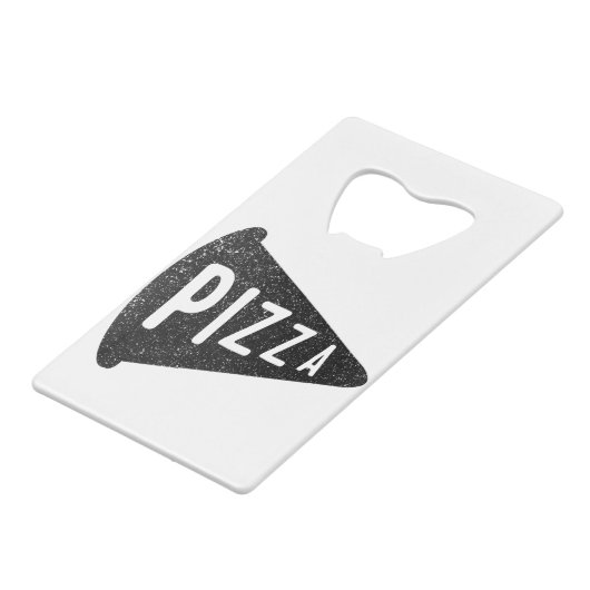 Pizza Geldbeutel Flaschenöffner (Rückseite Schrägansicht)