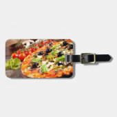 Pizza Gepäckanhänger (Vorderseite horizontal)
