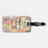 Pizza Gepäckanhänger (Rückseite horizontal)