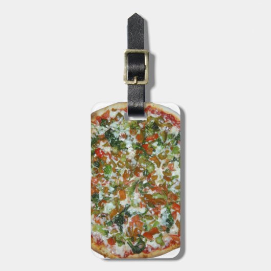 Pizza Gepäckanhänger (Vorderseite vertikal)