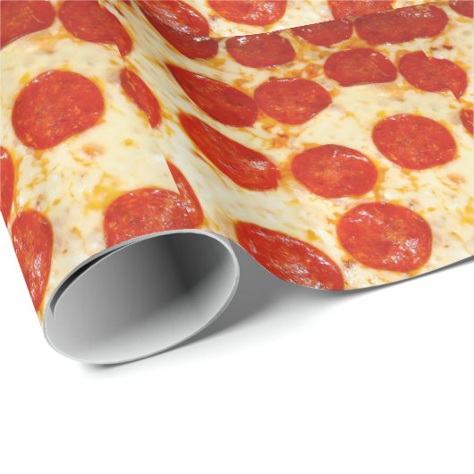 Pizza-Geschenk-Packpapier Geschenkpapier (Rolleneckpunkt)