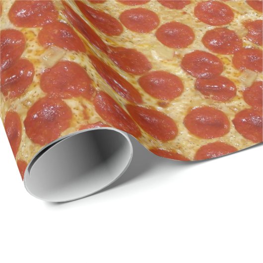 Pizza Geschenkpapier (Rolleneckpunkt)