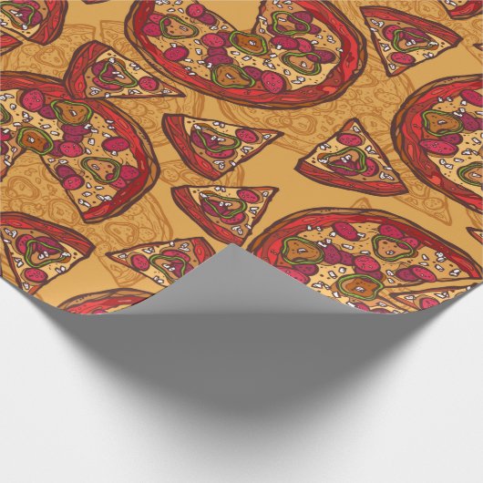 Pizza Geschenkpapier (Ecke)