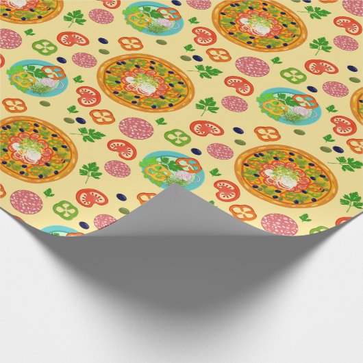 Pizza Geschenkpapier (Ecke)