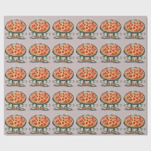 Pizza Geschenkpapier (Flach)