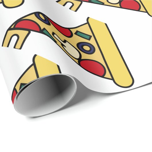 PIZZA GESCHENKPAPIER (Rolleneckpunkt)