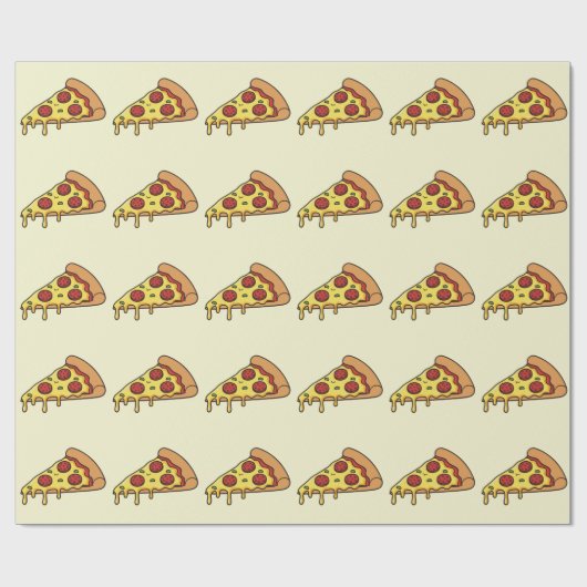 pizza geschenkpapier (Flach)