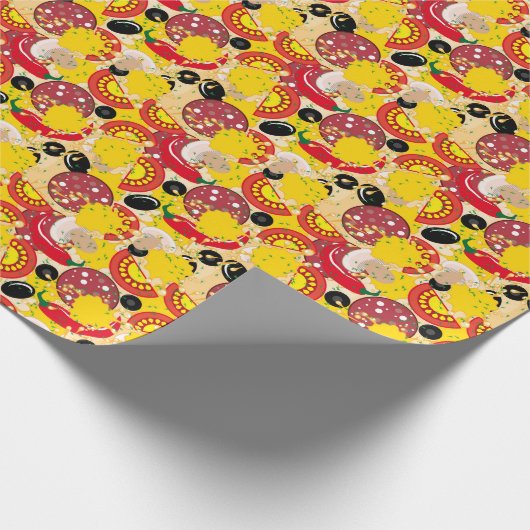 Pizza Geschenkpapier (Ecke)