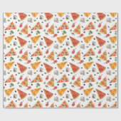 Pizza Geschenkpapier (Flach)