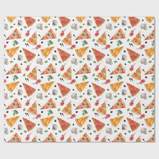 Pizza Geschenkpapier (Flach)
