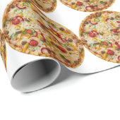 Pizza Geschenkpapier (Rolleneckpunkt)