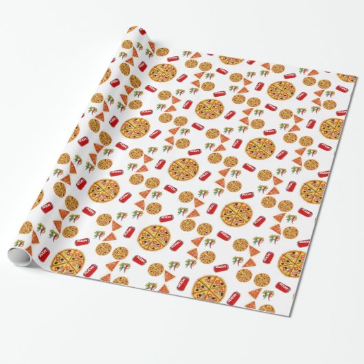 Pizza Geschenkpapier (Ungerollt)