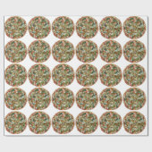 Pizza Geschenkpapier (Flach)