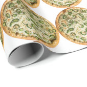 Pizza Geschenkpapier (Rolleneckpunkt)