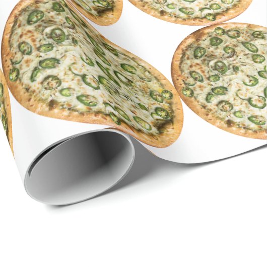 Pizza Geschenkpapier (Rolleneckpunkt)
