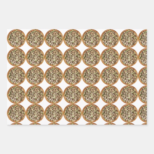 Pizza Geschenkpapier Set (Vorderseite 3)