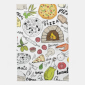 Pizza geschirrtuch (Vertikal)