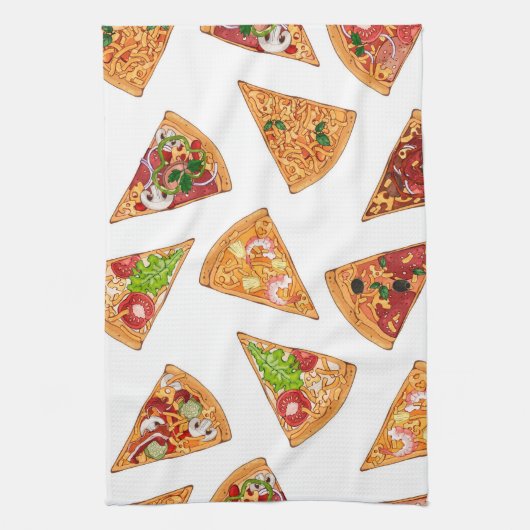 Pizza  geschirrtuch (Vertikal)