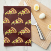 Pizza Geschirrtuch (Viertel Falte)