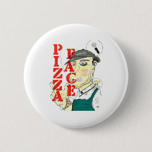 "Pizza-Gesicht " Button