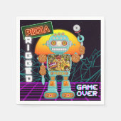 Pizza gezackt serviette (Vorderseite)